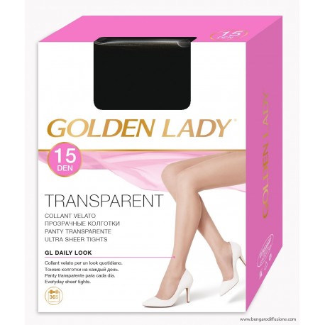 Collant velato 15 denari Transparent Golden Lady
